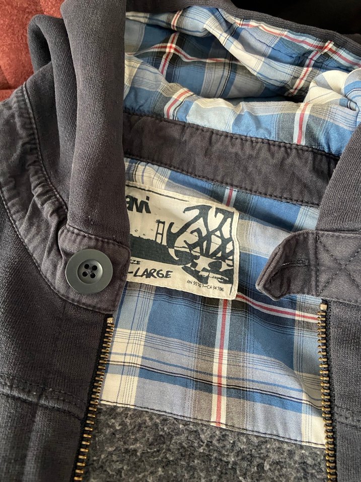 Gri Fermuarlı Erkek Midi Mont - Görsel 2