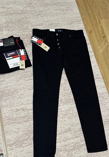 Tommy Hilfiger Tommy hilfiger Erkek Siyah Kot Jeans