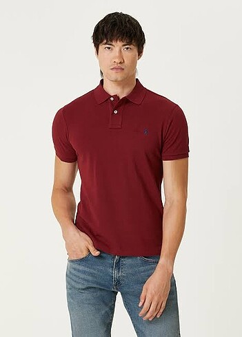 Us Polo Polo yaka Kırmızı