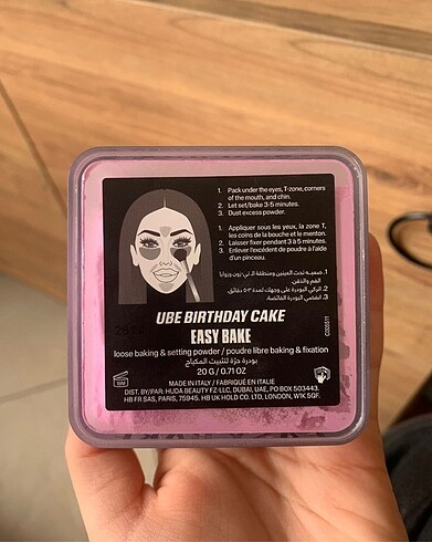 Beden Renk Huda pembe transparan pudra