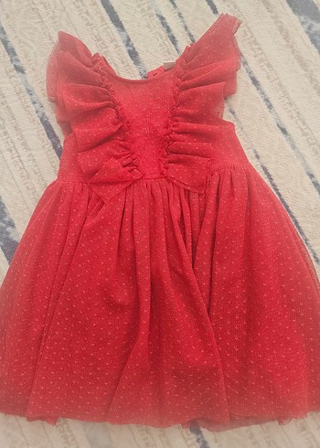 Mor Kız Çocuk Elbisesi Fiyonk Detaylı - Görsel 7