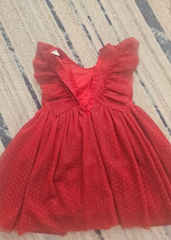 Mor Kız Çocuk Elbisesi Fiyonk Detaylı - Görsel 6