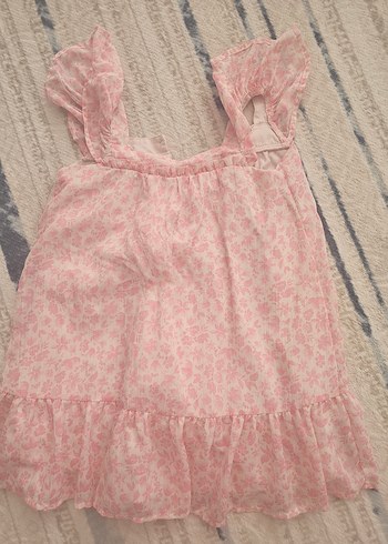 Mor Kız Çocuk Elbisesi Fiyonk Detaylı - Görsel 13