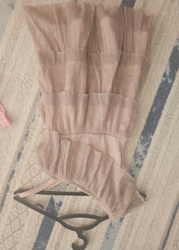 Mor Kız Çocuk Elbisesi Fiyonk Detaylı - Görsel 10