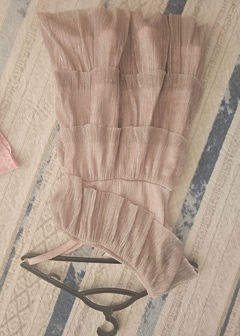 Mor Kız Çocuk Elbisesi Fiyonk Detaylı - Görsel 11