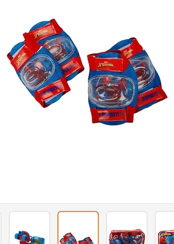 Mavi Örümcek Adam Baskılı Çocuk Paten Seti - Görsel 3