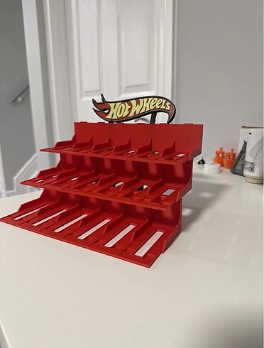  Beden Hot Wheels Araba Rafı (4 Katlı) 