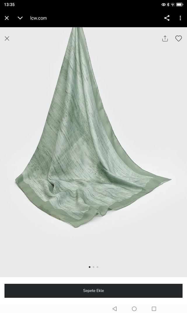 Şeffaf Keten Kadın şal - Görsel 2