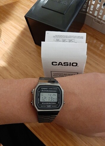 Unisex Orijinal Casio Retro A168 Saat