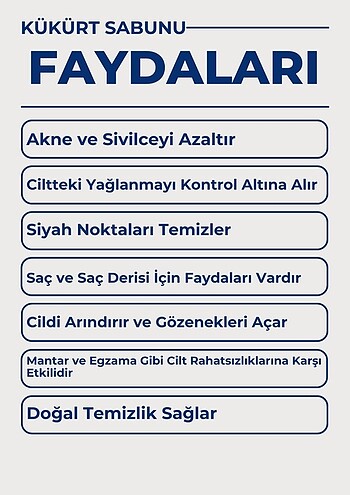 Beden Renk DOĞAL KÜKÜRT SABUNU