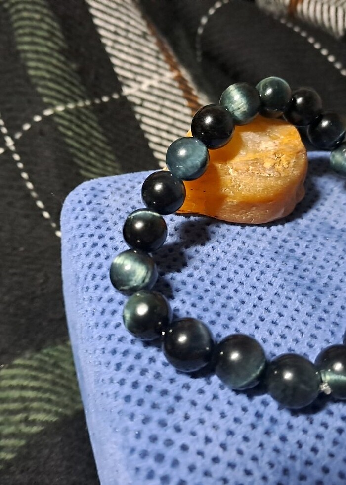 Kaplan gözü (Blue) bileklik - Görsel 2