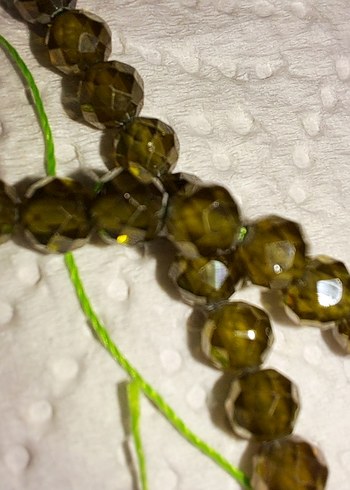 Sitrin-Güneş taşı- Peridot- Yeşil garnet doğaltaş dizi - Görsel 5