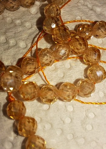 Sitrin-Güneş taşı- Peridot- Yeşil garnet doğaltaş dizi - Görsel 4