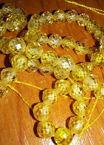 Sitrin-Güneş taşı- Peridot- Yeşil garnet doğaltaş dizi - Görsel 6