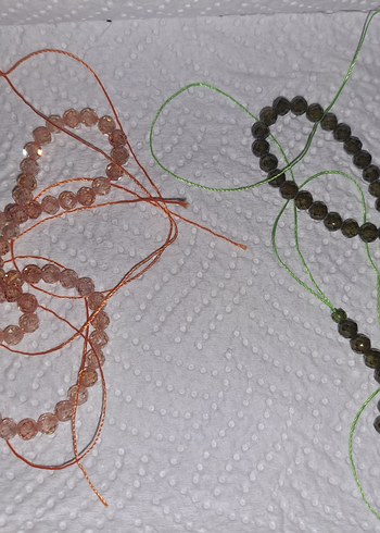 Sitrin-Güneş taşı- Peridot- Yeşil garnet doğaltaş dizi - Görsel 2