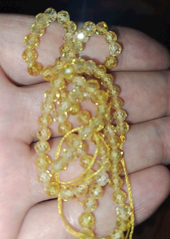 Sitrin-Güneş taşı- Peridot- Yeşil garnet doğaltaş dizi - Görsel 11