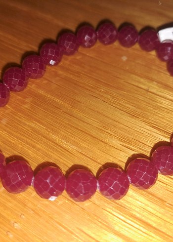 Yakut bileklik 8mm Bayan - Görsel 2