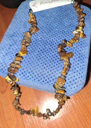 Kaplan gözü Bayan Kolye - Görsel 4