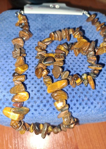 Kaplan gözü Bayan Kolye - Görsel 7