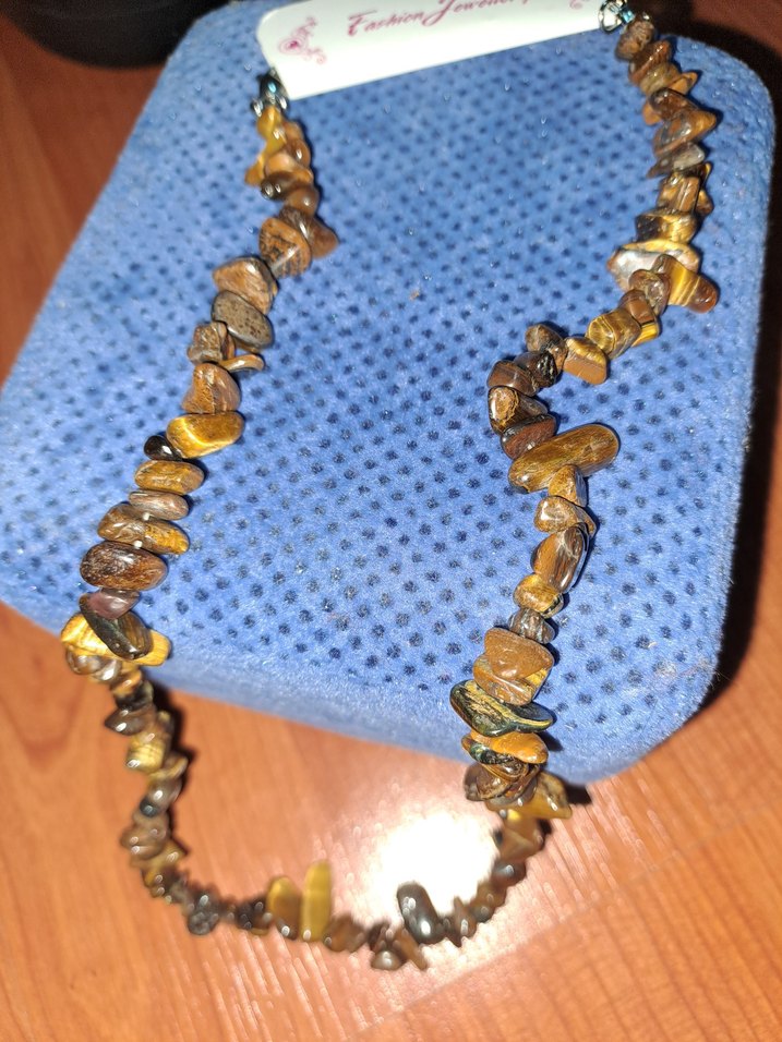 Kaplan gözü Bayan Kolye - Görsel 4