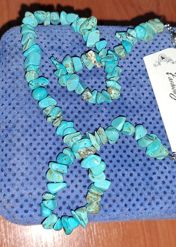 Turkuaz Bayan  Kolye - Görsel 5