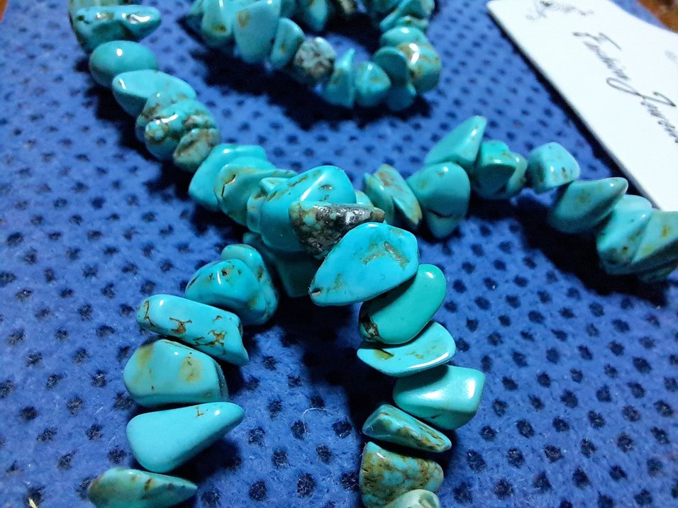 Turkuaz Bayan  Kolye - Görsel 4