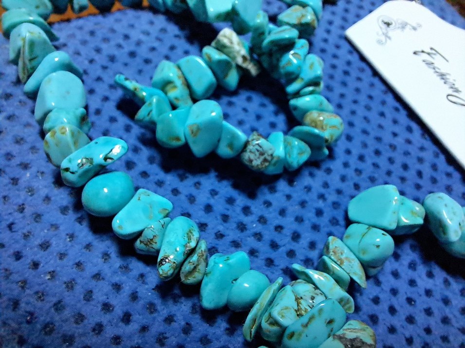 Turkuaz Bayan  Kolye - Görsel 3