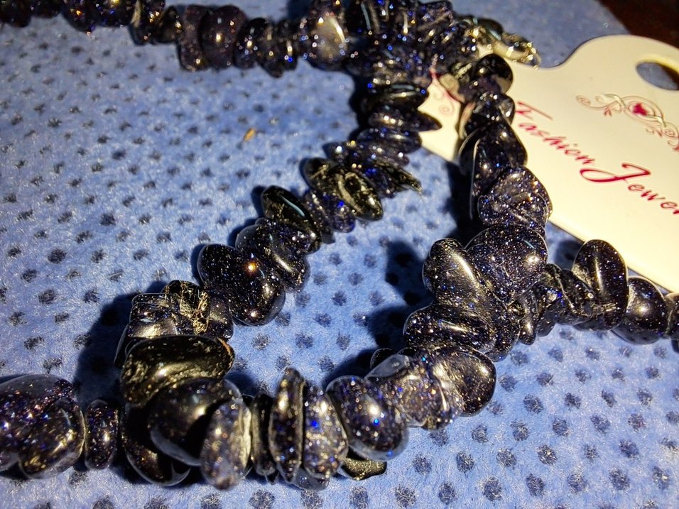 Mavi yıldız taşı Kolye - Görsel 4