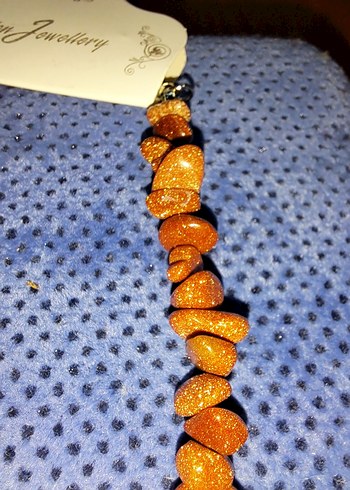 Sarı Yıldız taşı Bayan Kolye - Görsel 8