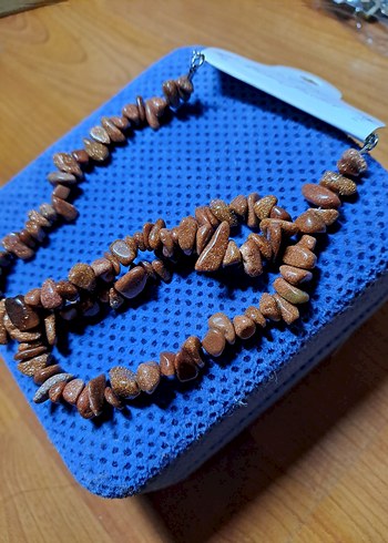 Sarı Yıldız taşı Bayan Kolye - Görsel 9