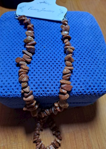 Sarı Yıldız taşı Bayan Kolye - Görsel 7