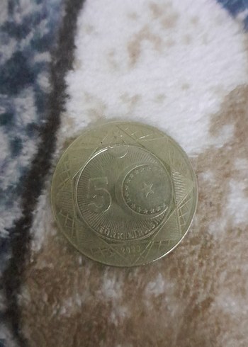 5 tl madenı para