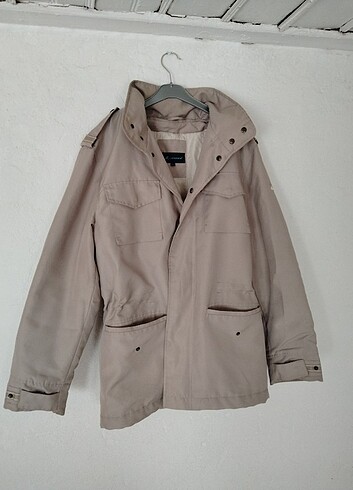 l Beden ten rengi Renk Collezione Erkek Mont/ Kaban (L beden)