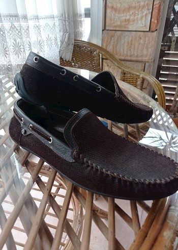 Kahverengi Süet deri erkek ayakkabı orjinal kemal tanca - Görsel 3