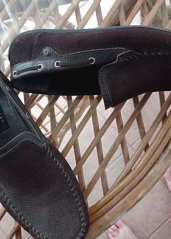 Kahverengi Süet deri erkek ayakkabı orjinal kemal tanca - Görsel 4