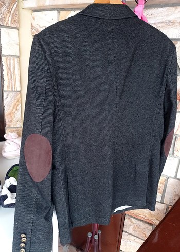 Düğmeli Gri Erkek Ceket çok şik - Görsel 3