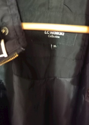 siyah kişlik mont iyi durumda - Görsel 2