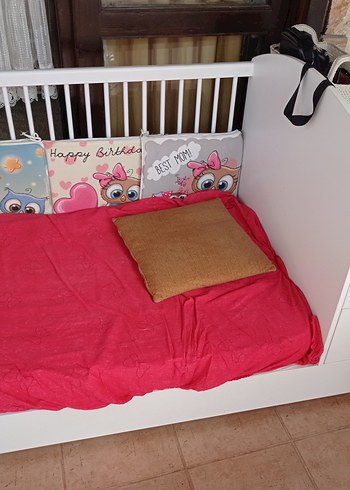 çilek markadır mobilya bebek yatağı çekmeceli ! - Görsel 3