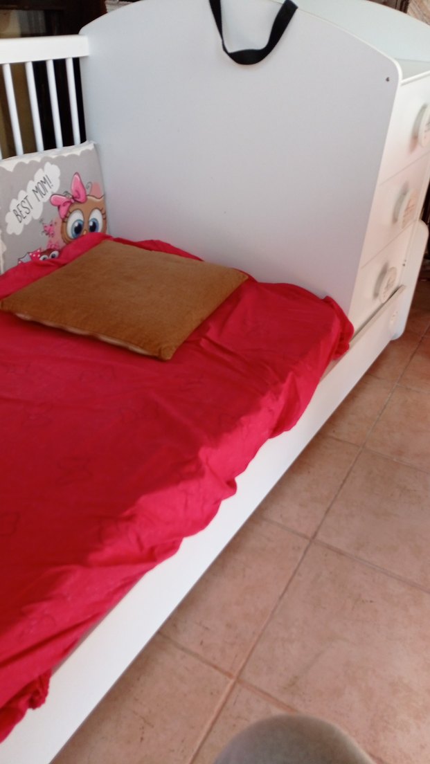 çilek markadır mobilya bebek yatağı çekmeceli ! - Görsel 2