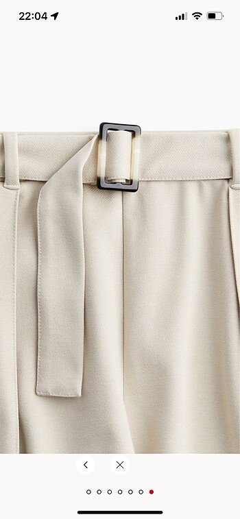 H&M Hm Kemerli pull-on şort
