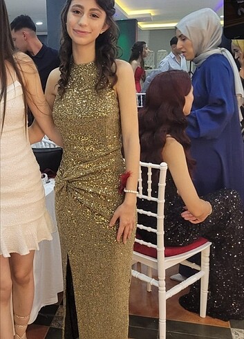 Gold abiye
