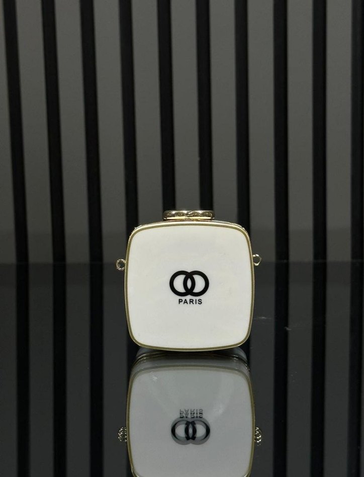 Zincir Detaylı Siyah ithal çanta - Görsel 2