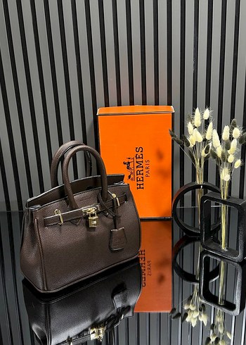 Beden bordo Renk Hermès Bordo Deri Kadın Çantası