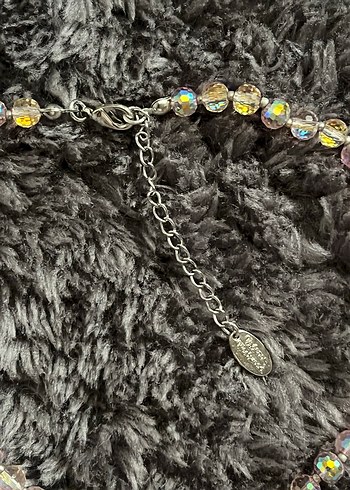 Accessorize Uzun Çok Renkli Boncuklu Yılan Desenli Kolye