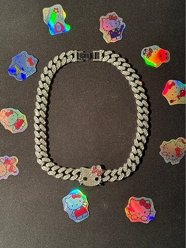 hello kitty chain kolye