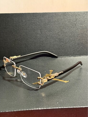 Cartier Leopar Desenli Gözlük