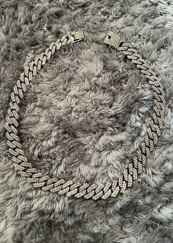 Gri Erkek Zincir Kolye - Görsel 2