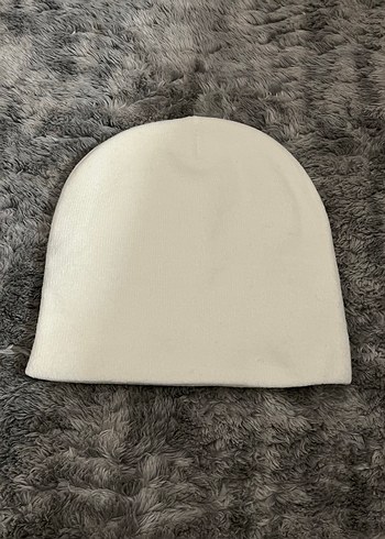 Kadın Beyaz SC Desenli Bere - Görsel 2