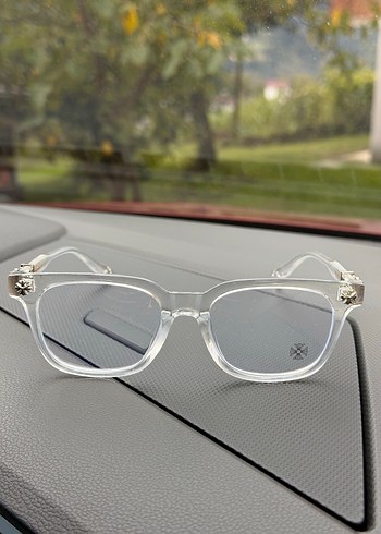 Diğer Chrome Hearts Unisex Seffaf Gozluk