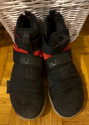 44-45 Jordan Kırmızı Siyah Kayışlı Basketbol Ayakkabısı - Görsel 6